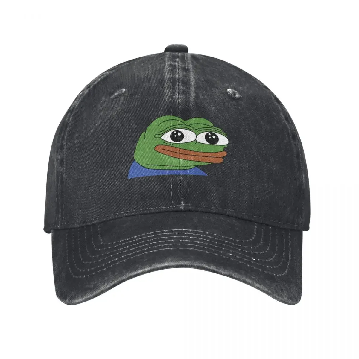 PeepoGlad Emote High Quality Baseball Cap Hat Baseball Cap Mountaineering funny hat Men's Women's
PeepoGlad Emote High Quality Baseball Cap Hat Baseball Cap Mountaineering funny hat Men's Women's