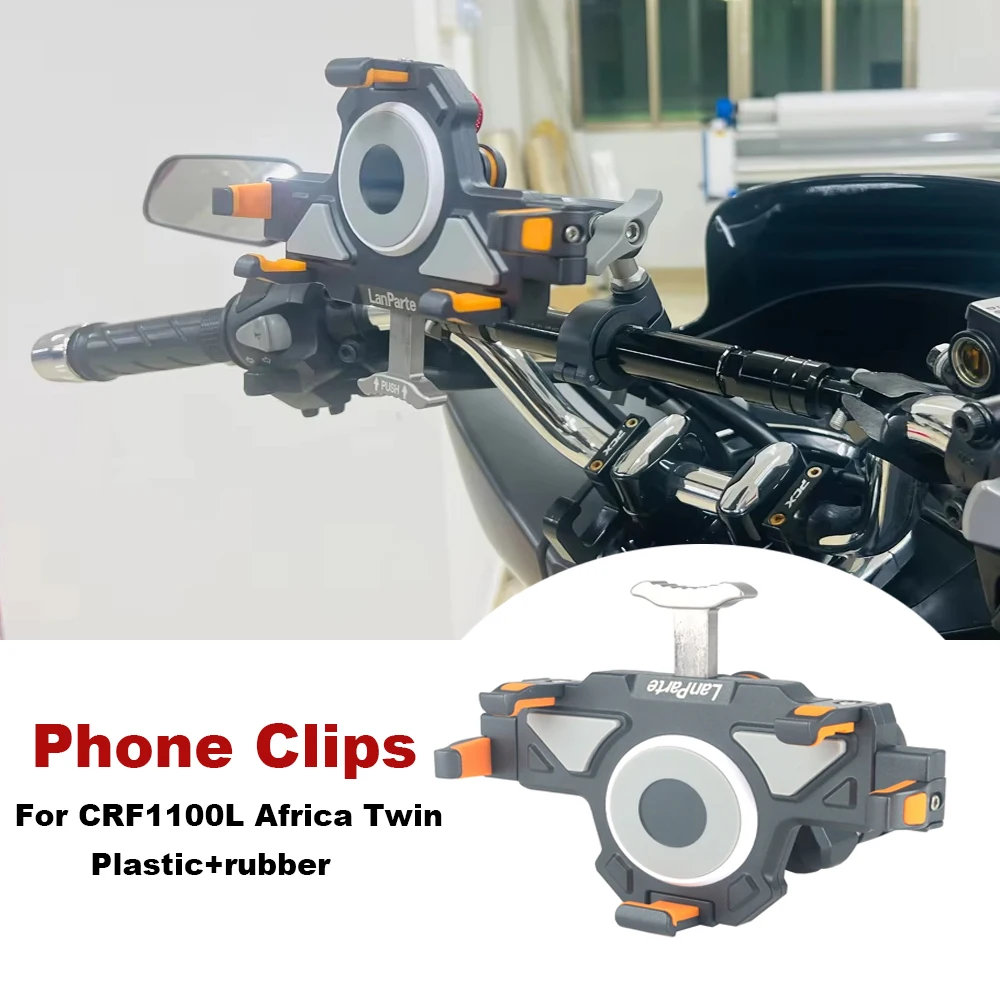 For Honda CRF1100L AfricaTwin 2024 Motorcycle Universal adjustable Mobile phone GPS holder stand Navigation bracket Mounting kit
For Honda CRF1100L AfricaTwin 2024 Motorcycle Universal adjustable Mobile phone GPS holder stand Navigation bracket Mounting kit