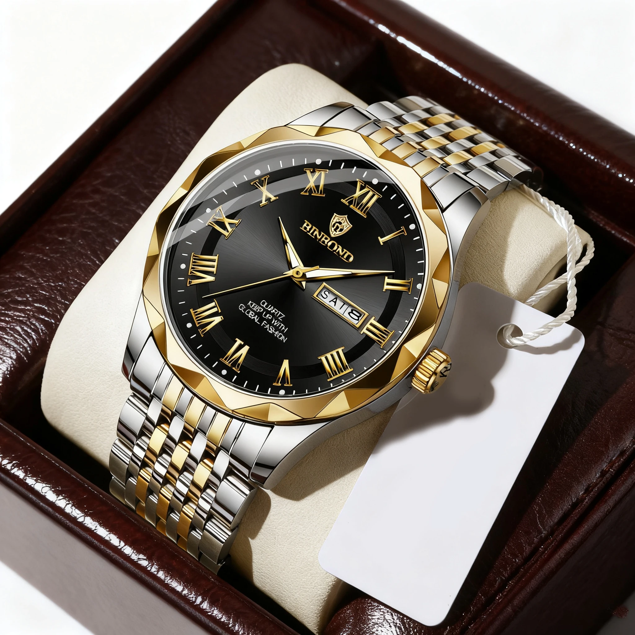 BINBOND Top Brand Luxury Fashion Watch Men 3ATM Waterproof Date Clock Sport Watches Mens Quartz Wristwatch Relogio Masculino
BINBOND Top Brand Luxury Fashion Watch Men 3ATM Waterproof Date Clock Sport Watches Mens Quartz Wristwatch Relogio Masculino