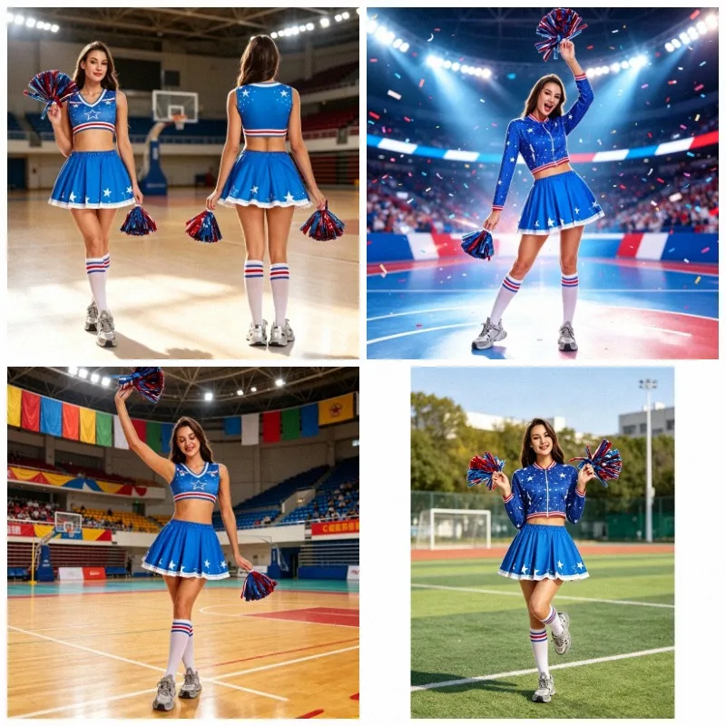 Celebrate Cheerleading Opening Dance Costumes Women's US Uniform Ballroom Team Dancewear Performance Costume For Competition
Celebrate Cheerleading Opening Dance Costumes Women's US Uniform Ballroom Team Dancewear Performance Costume For Competition