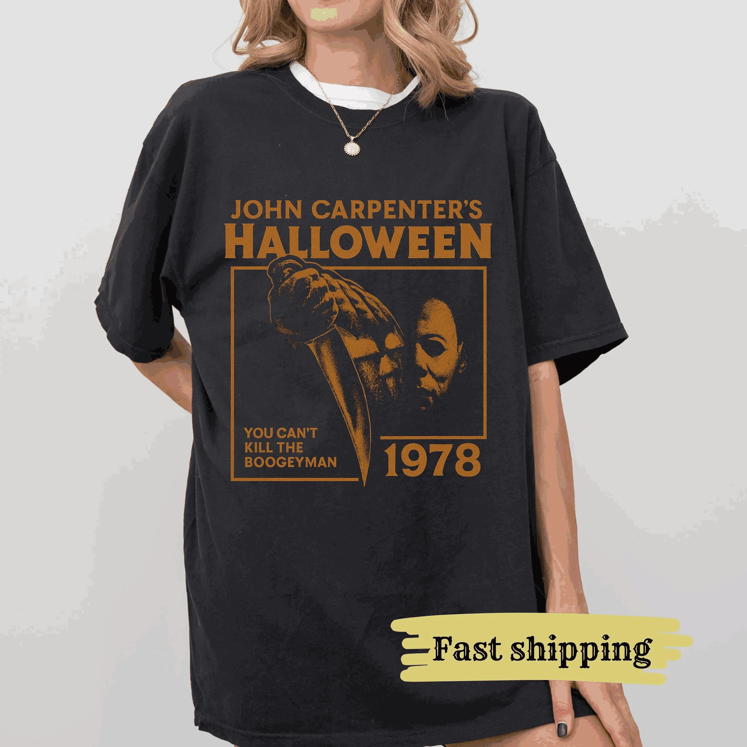 25 модная рубашка на Хэллоуин 1978 Майкл Майерс, удобные цвета фильма ужасов, рубашка Джон Карпентера, футболки из фильма ужасов Слэшителя
25 модная рубашка на Хэллоуин 1978 Майкл Майерс, удобные цвета фильма ужасов, рубашка Джон Карпентера, футболки из фильма ужасов Слэшителя