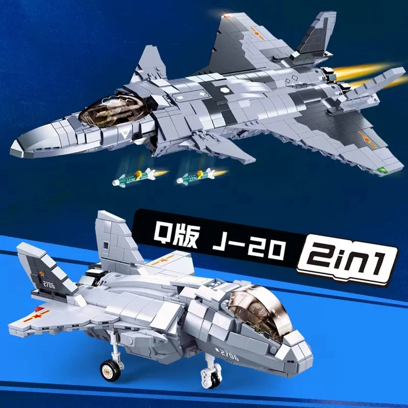 Chinese Military Chengdu J-20 Main Stealth Fighter Building Blocks Arms New Type Armored Carrier Fighter Jet Bricks Model Toys
Chinese Military Chengdu J-20 Main Stealth Fighter Building Blocks Arms New Type Armored Carrier Fighter Jet Bricks Model Toys