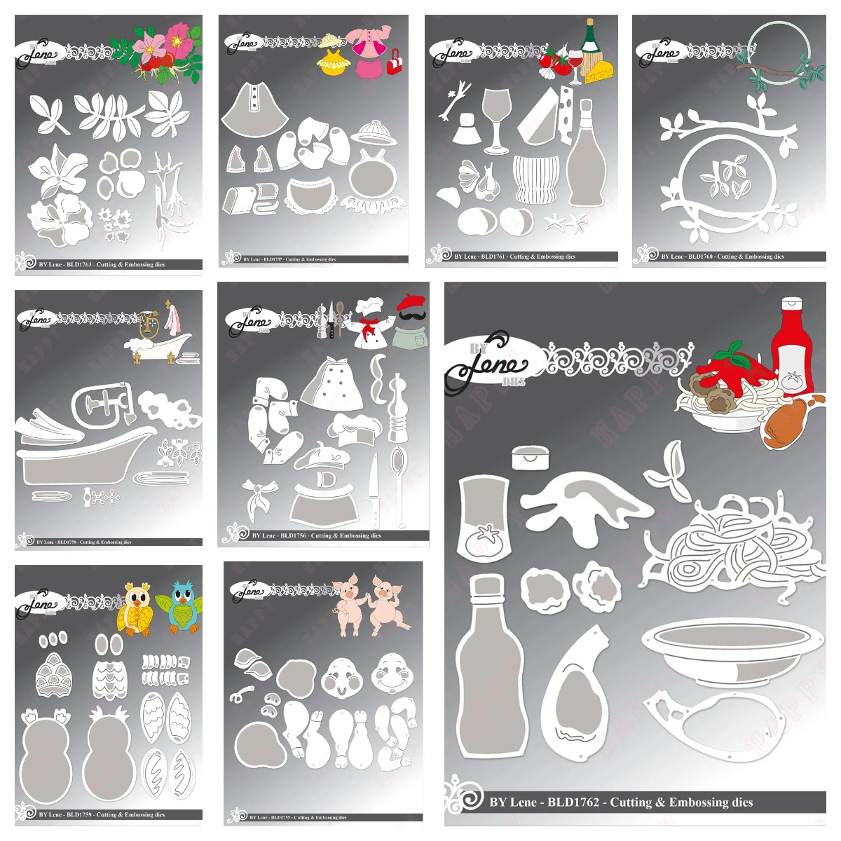 May 2025 New BY Lene Cutting Embossing Dies Happy Pigs Owls Bathtub Wine and Cheese Flowers Frame Dies DIY Scrapbooking Cards
May 2025 New BY Lene Cutting Embossing Dies Happy Pigs Owls Bathtub Wine and Cheese Flowers Frame Dies DIY Scrapbooking Cards