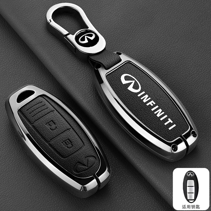 Zinc Alloy Car Key Housing Cover Bracket Protective Shell For Infiniti FX35 Q50 Q30 ESQ QX50 QX60 QX70 EX JX35 G35 G37 Accessory
Zinc Alloy Car Key Housing Cover Bracket Protective Shell For Infiniti FX35 Q50 Q30 ESQ QX50 QX60 QX70 EX JX35 G35 G37 Accessory