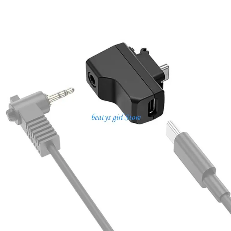 C7AB External Microphone Adapter Support Charging Recording Sound Adapter for X4
C7AB External Microphone Adapter Support Charging Recording Sound Adapter for X4