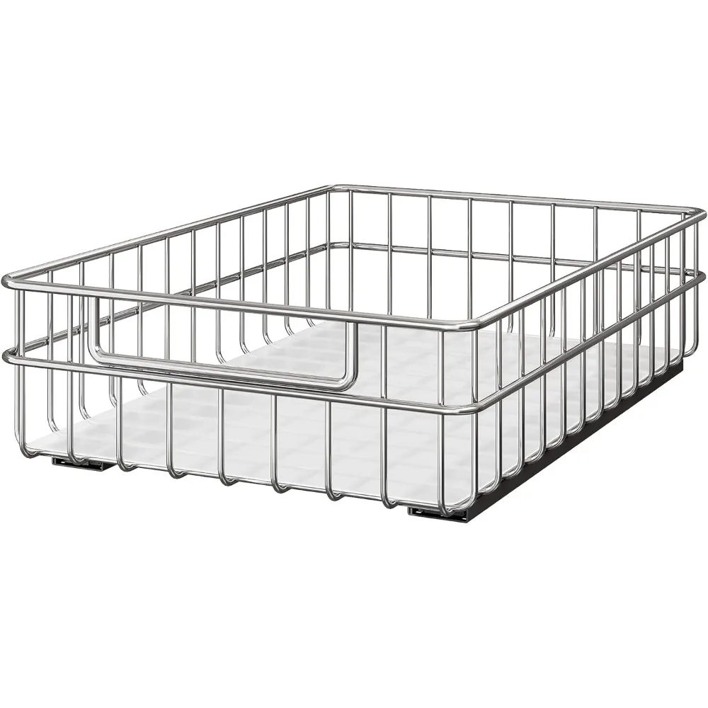 Pull Out Drawer for Kitchen Pantry Stainless Steel Minimalist Frame Full Extension Easy Install
Pull Out Drawer for Kitchen Pantry Stainless Steel Minimalist Frame Full Extension Easy Install