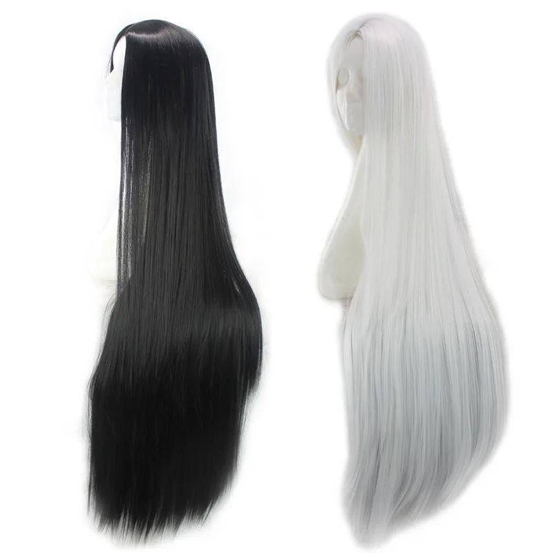 100cm Synthetic Long Straight Wig Center Part Anime Cosplay Black Bangs Inspired-Style Costume Hair 1m Party Hairpiece
100cm Synthetic Long Straight Wig Center Part Anime Cosplay Black Bangs Inspired-Style Costume Hair 1m Party Hairpiece