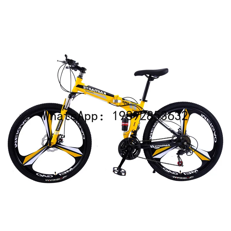 V5.11 folding mountain bike - soft tail, gear shift, adult cycling, student commuter bike
V5.11 folding mountain bike - soft tail, gear shift, adult cycling, student commuter bike