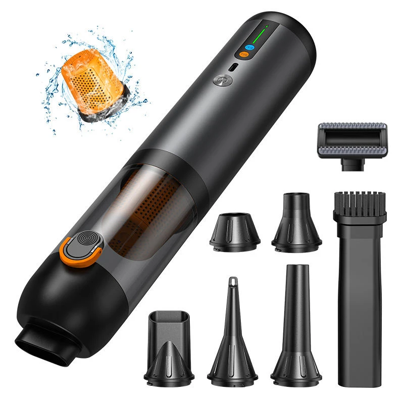 20000Pa Cordless Home Vacuum Cleaner Powerful Brushless Motor Aluminium Mini Portable Handheld Vacuum Cleaner for Car
20000Pa Cordless Home Vacuum Cleaner Powerful Brushless Motor Aluminium Mini Portable Handheld Vacuum Cleaner for Car
