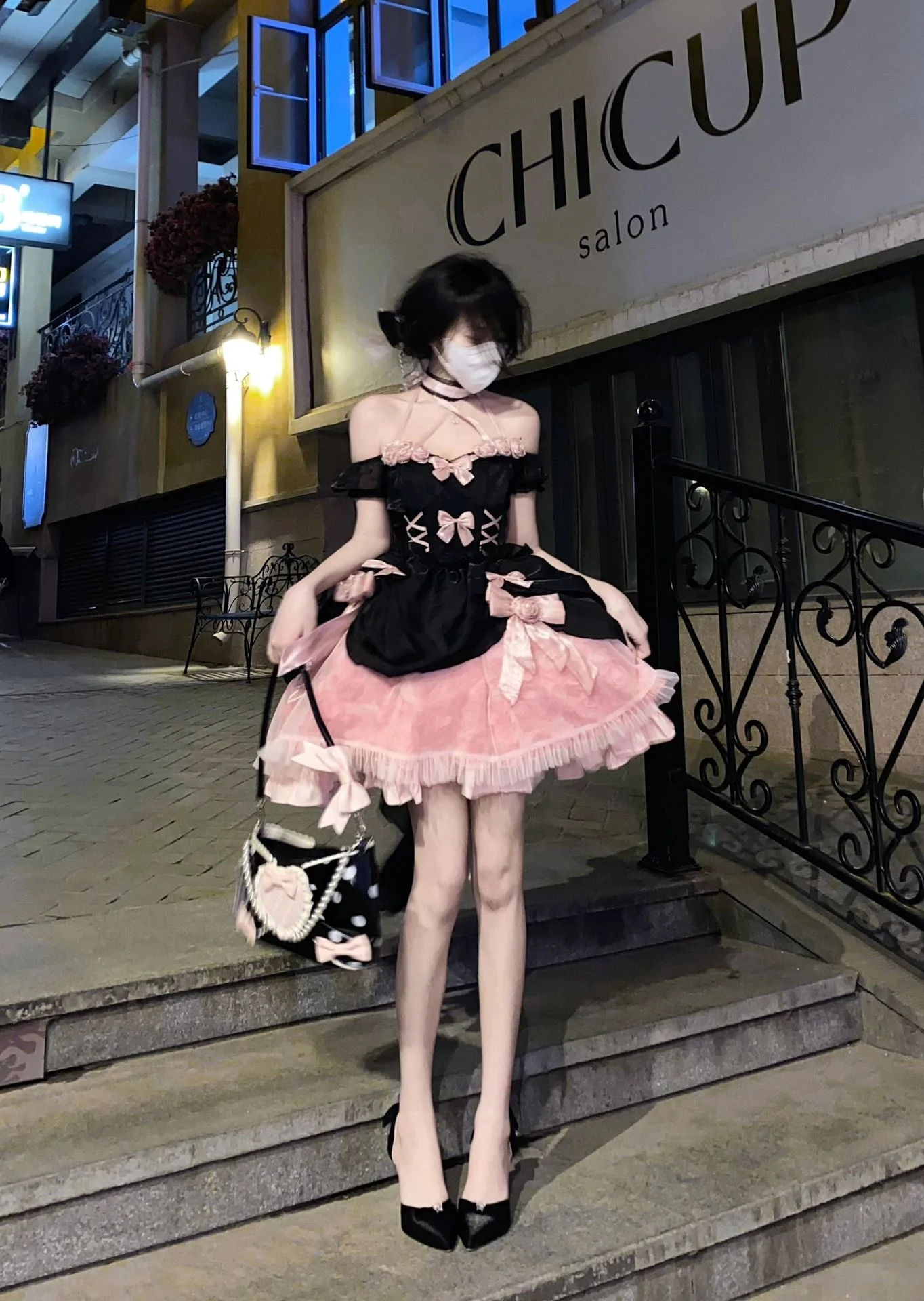 Black Rose Lolita Dress Sweet And Spicy Fishbone Fleeing Princess Skirt Wedding Gown Lovely Elegant Fashionable Clothing
Black Rose Lolita Dress Sweet And Spicy Fishbone Fleeing Princess Skirt Wedding Gown Lovely Elegant Fashionable Clothing