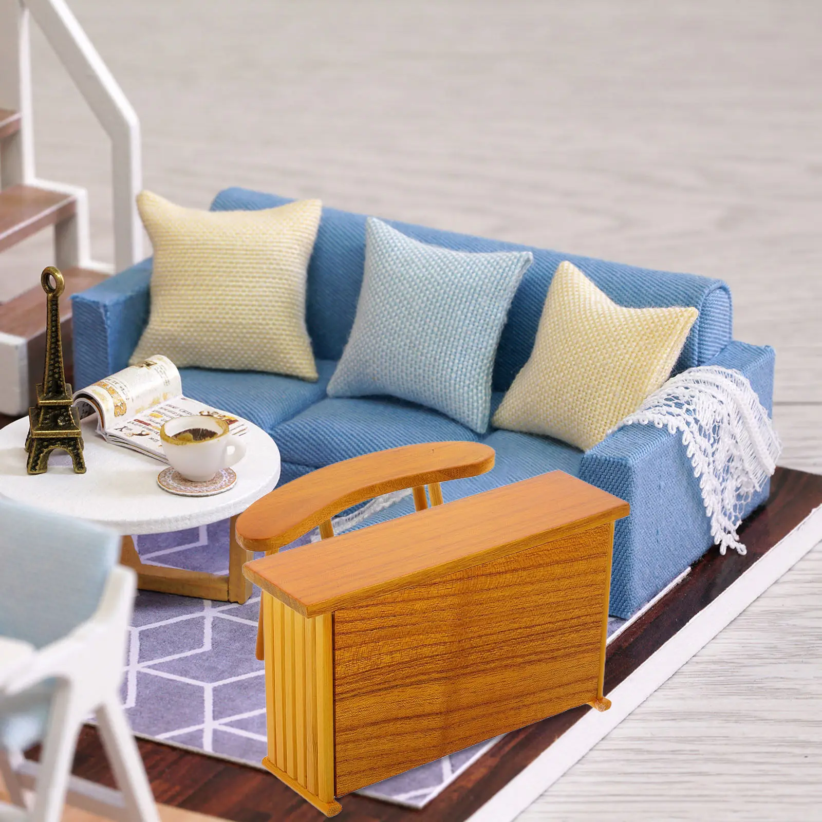 1Set Wooden Dollhouse Furniture Natural Wood 1:12 Scale Mini Bar Table and Chair Set Wooden Dollhouse Furniture Set
1Set Wooden Dollhouse Furniture Natural Wood 1:12 Scale Mini Bar Table and Chair Set Wooden Dollhouse Furniture Set
