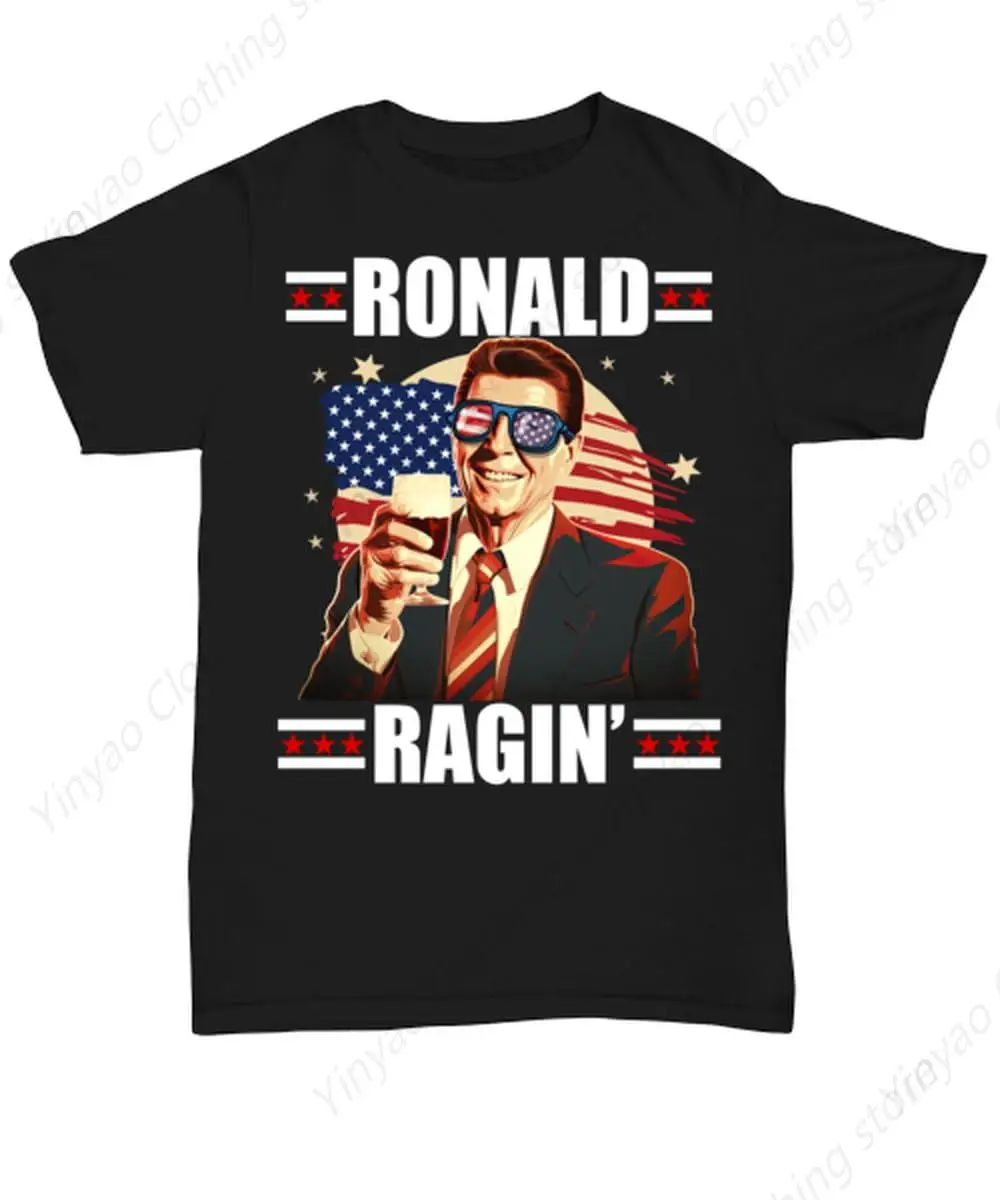 President Drinking Fun Shirt Ronald Reagan Presidential Shirt United States Presidential Election Black Cotton T-Shirt
President Drinking Fun Shirt Ronald Reagan Presidential Shirt United States Presidential Election Black Cotton T-Shirt
