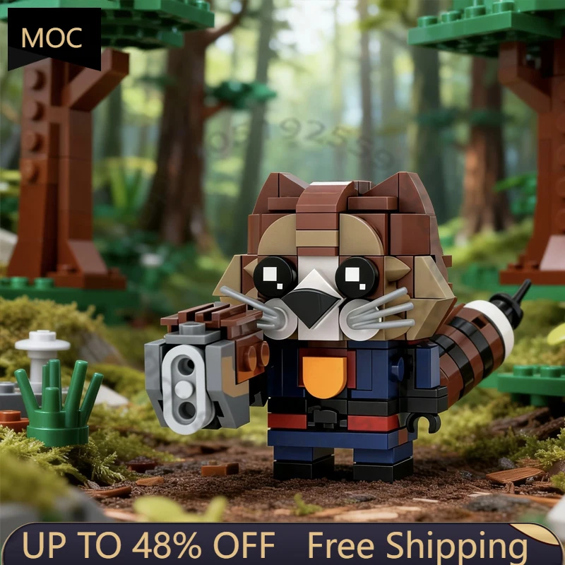 152 PCS Minifigure Scale Raccoon MOC Customize Modular Building Block Design Popular Simple Creative DIY Boys Holiday Toy Gifts
152 PCS Minifigure Scale Raccoon MOC Customize Modular Building Block Design Popular Simple Creative DIY Boys Holiday Toy Gifts
