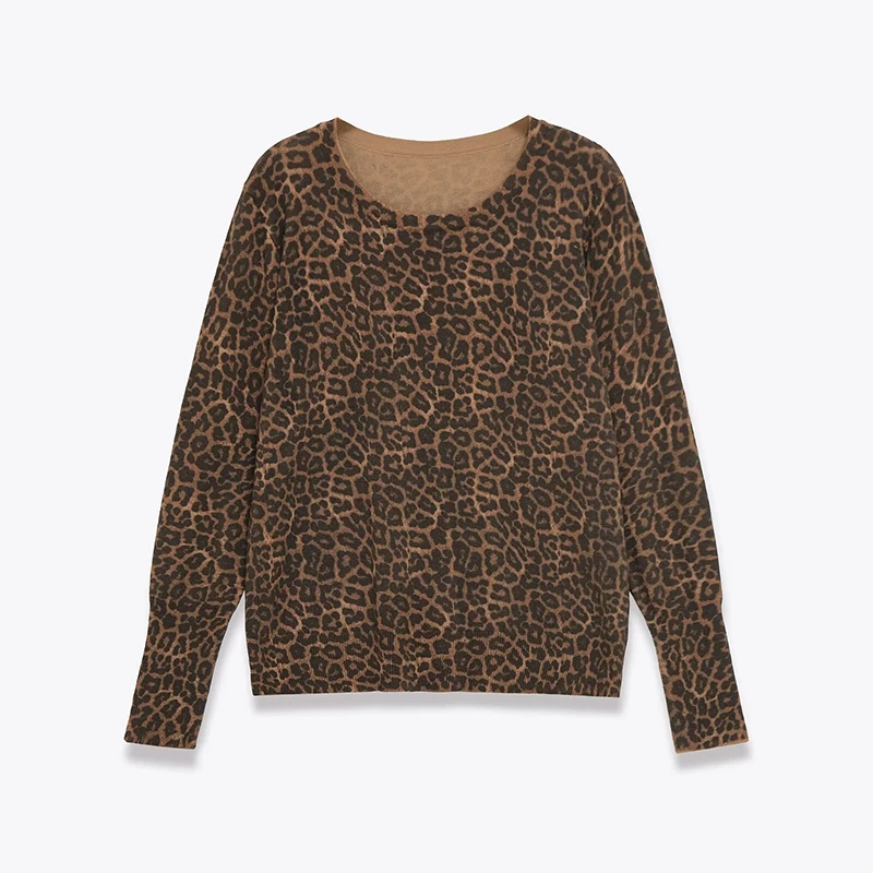 Винтажный вязаный свитер с животным принтом для женщин, повседневный пуловер с круглым вырезом и длинными рукавами, весенне-осенние топы
Винтажный вязаный свитер с животным принтом для женщин, повседневный пуловер с круглым вырезом и длинными рукавами, весенне-осенние топы