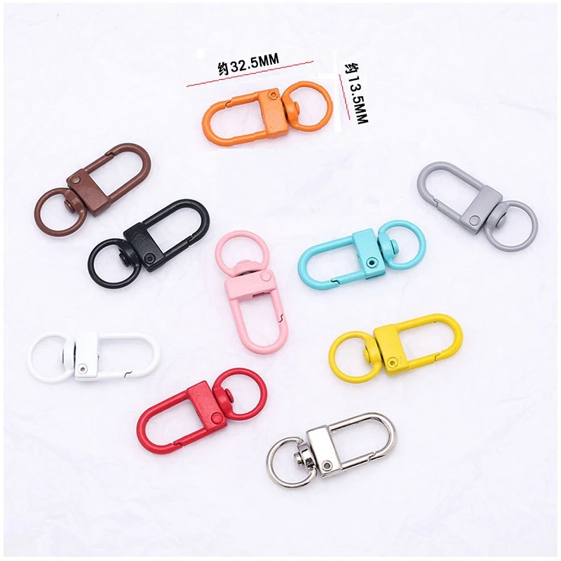10/20/50pcs Colorful Metal Rotating Pet Dog Keychain Diy Accessories Buckle Snap Lobster Clasp Hooks Candy Color Jewelry Making
10/20/50pcs Colorful Metal Rotating Pet Dog Keychain Diy Accessories Buckle Snap Lobster Clasp Hooks Candy Color Jewelry Making