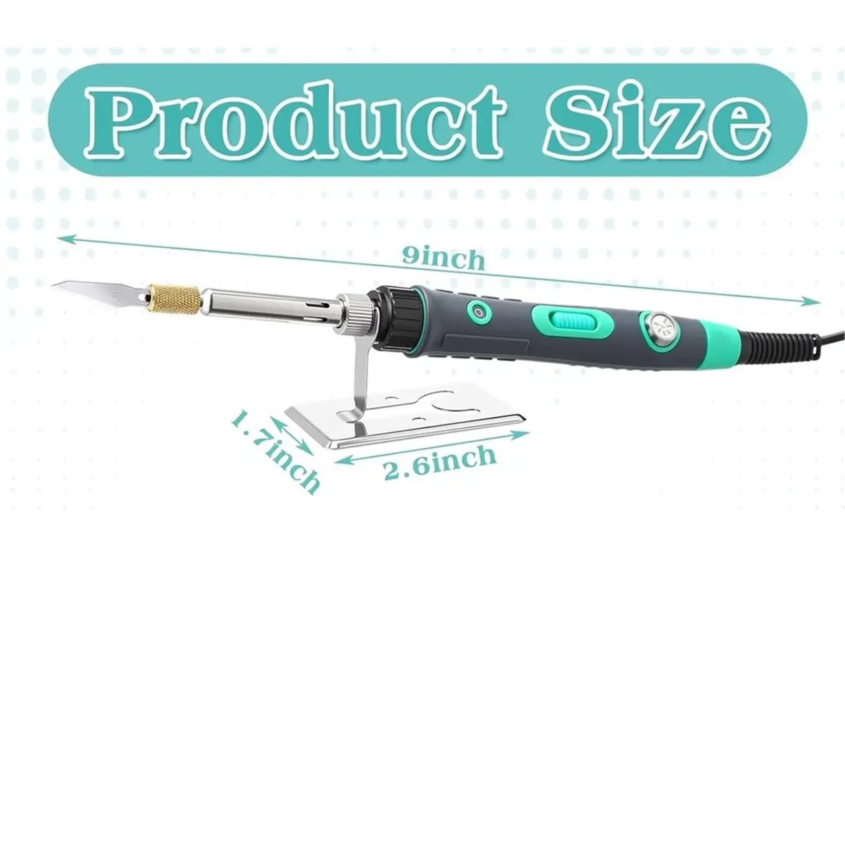 Pot Perforator & Electric Hot Knife,Soldering Iron with 5 Drill Bits for DIY Plant Pot Drainage Hole US Plug
Pot Perforator & Electric Hot Knife,Soldering Iron with 5 Drill Bits for DIY Plant Pot Drainage Hole US Plug