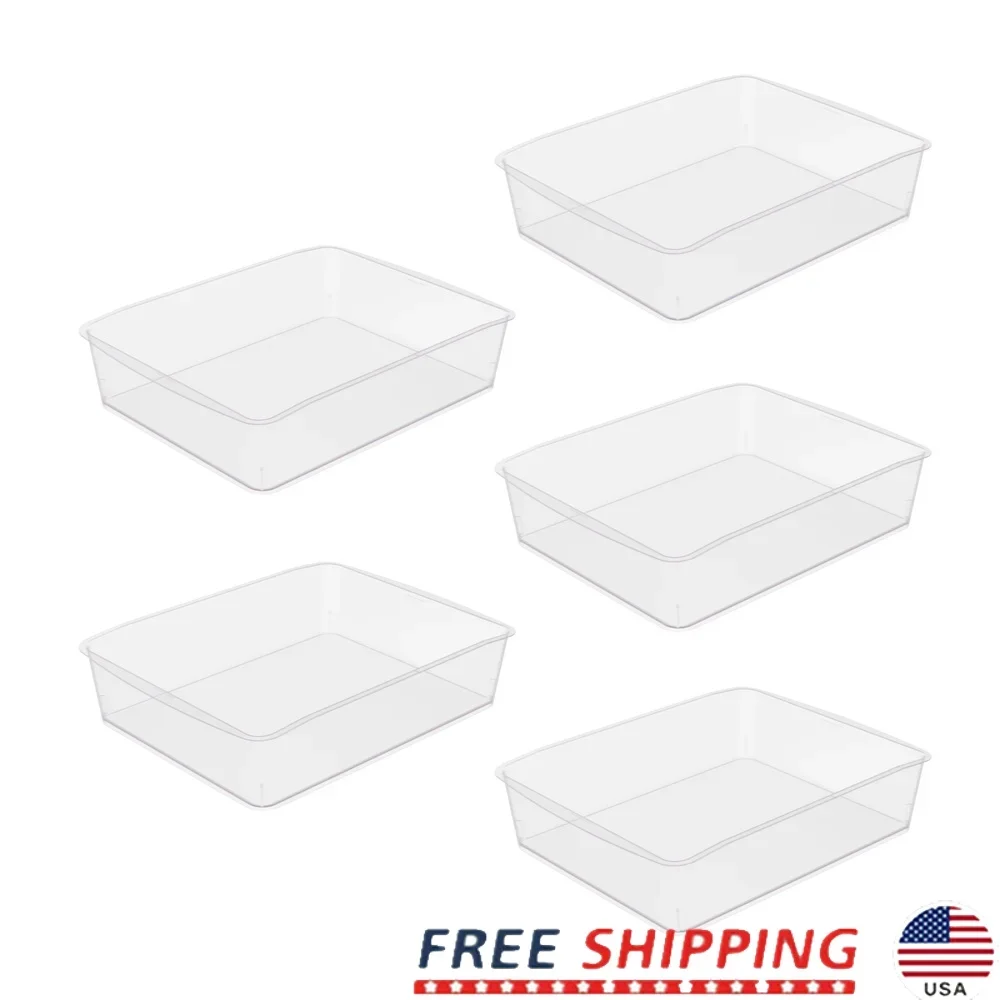 Plastic Letter Size Document Organizer Tray 5-Pack Clear Storage Solution Durable Easy Clean Ideal Office Classroom Home
Plastic Letter Size Document Organizer Tray 5-Pack Clear Storage Solution Durable Easy Clean Ideal Office Classroom Home