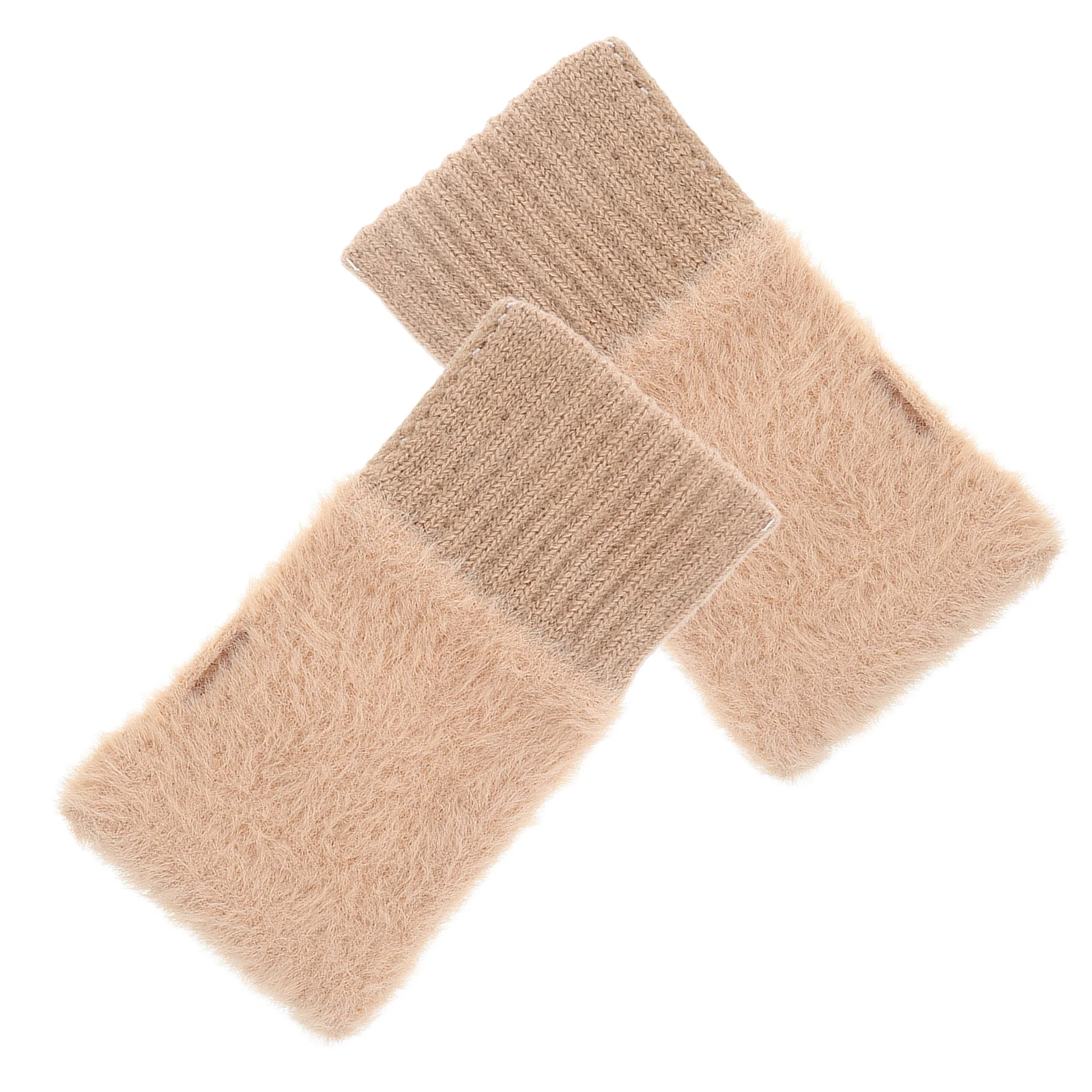 Warm and Cold Protection Gloves Cute Winter Knit Fingerless Women Nylon Adults Mittens Half-finger 
Warm and Cold Protection Gloves Cute Winter Knit Fingerless Women Nylon Adults Mittens Half-finger