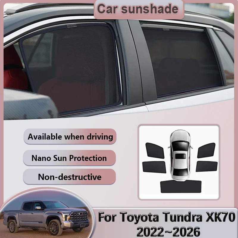 Car Mesh Sunshades For Toyota Tundra XK70 2022 2023 2024 2025 2026 Sun Visors Magnetic Window Privacy Curtains Auto Accessories
Car Mesh Sunshades For Toyota Tundra XK70 2022 2023 2024 2025 2026 Sun Visors Magnetic Window Privacy Curtains Auto Accessories