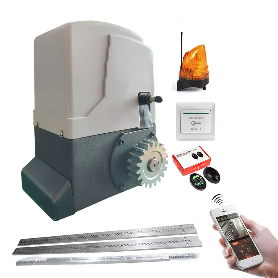 Hot selling:Max Gate Weight 1200kg Remote AC Motor Automatic Sliding Gate Opener with Gear Rack/light/sensor Full Kit
Hot selling:Max Gate Weight 1200kg Remote AC Motor Automatic Sliding Gate Opener with Gear Rack/light/sensor Full Kit