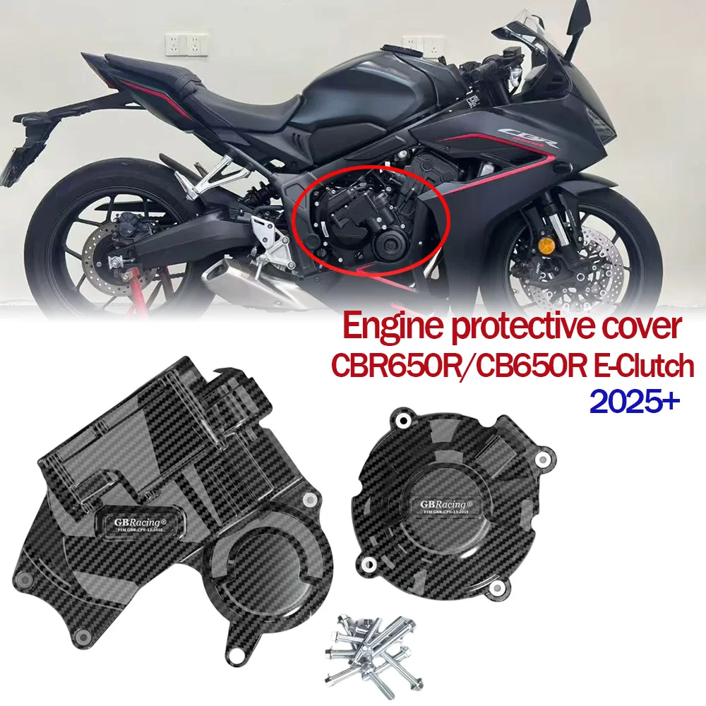 CBR650R EClutch новые комплекты крышек двигателя мотоцикла, защита капота, крышка двигателя для HONDA CB650R/CBR650R E-Clutch 2024-2025 
CBR650R EClutch новые комплекты крышек двигателя мотоцикла, защита капота, крышка двигателя для HONDA CB650R/CBR650R E-Clutch 2024-2025