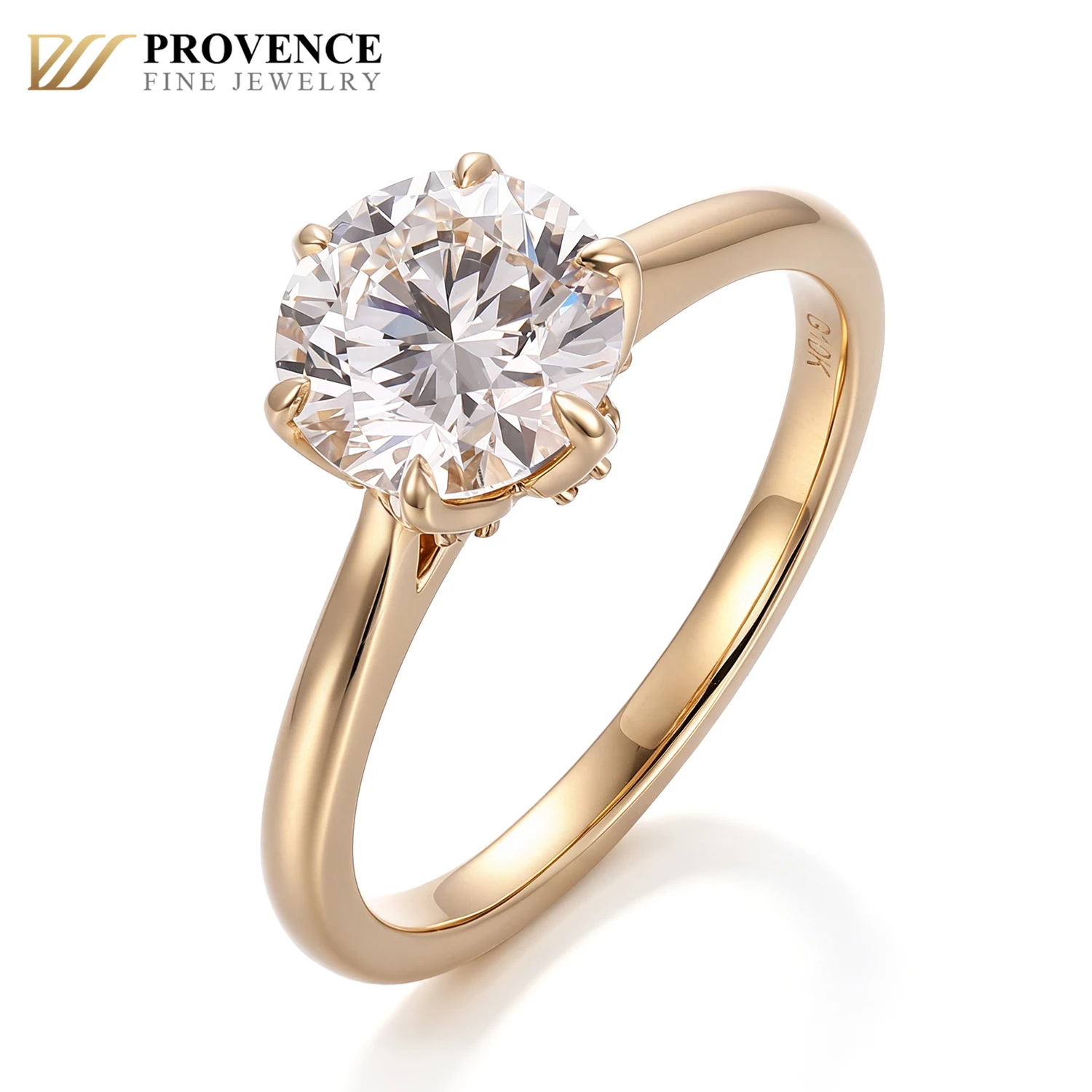 Provence 10k14k Yellow Gold 2CT Lab Diamond Ring With Round Cut For Women Party Wedding Anniversary Fashion Jewelry Gift
Provence 10k14k Yellow Gold 2CT Lab Diamond Ring With Round Cut For Women Party Wedding Anniversary Fashion Jewelry Gift