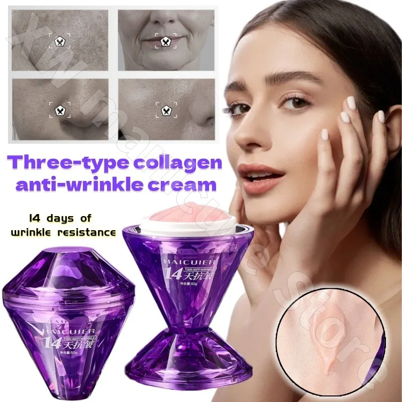 Haicuier Three Collagen Firming Cream Hydrating Moisturizing Firming Brightening Lightening Fine Lines Improve Dullness 50ml
Haicuier Three Collagen Firming Cream Hydrating Moisturizing Firming Brightening Lightening Fine Lines Improve Dullness 50ml