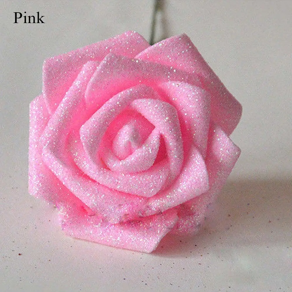 6cm Wedding Party Decor with Glitter Powder Blue Roses Foam Roses Artificial Roses Decoration Artificial Flowers
6cm Wedding Party Decor with Glitter Powder Blue Roses Foam Roses Artificial Roses Decoration Artificial Flowers