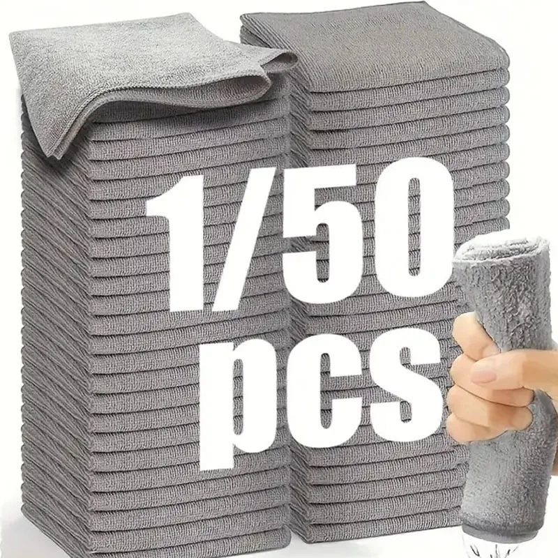 1/50pcs Microfiber Cleaning Cloth Absorbent Towel for Wash Car Housework Clean Kitchen Cleaning Rags Household Clean Tools
1/50pcs Microfiber Cleaning Cloth Absorbent Towel for Wash Car Housework Clean Kitchen Cleaning Rags Household Clean Tools