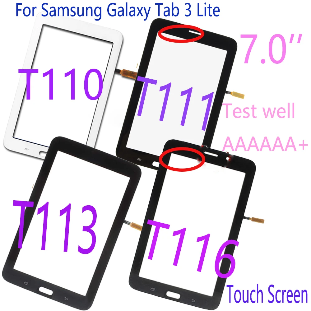 7.0 inch For Samsung Galaxy Tab 3 SM-T110 SM-T111 SM-T113 SM-T116 Touch Screen Digitizer Panel T110 T111 T113 T116 LCD Assembly
7.0 inch For Samsung Galaxy Tab 3 SM-T110 SM-T111 SM-T113 SM-T116 Touch Screen Digitizer Panel T110 T111 T113 T116 LCD Assembly
