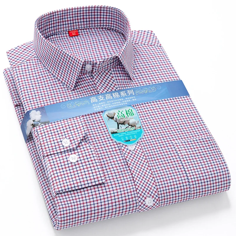 ModaL cotton long sleeve shirts for man slim fit formal plian shirt plaid single pocket tops soft casual office elegant clothes
ModaL cotton long sleeve shirts for man slim fit formal plian shirt plaid single pocket tops soft casual office elegant clothes