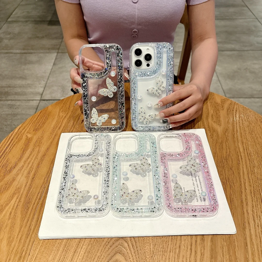 New Elegant Sparkling Powder Bordered Pearl Butterfly Glitter Case For Iphone 11 12 13 15 14 16 Pro Max Plus Phone Cover Shell
New Elegant Sparkling Powder Bordered Pearl Butterfly Glitter Case For Iphone 11 12 13 15 14 16 Pro Max Plus Phone Cover Shell