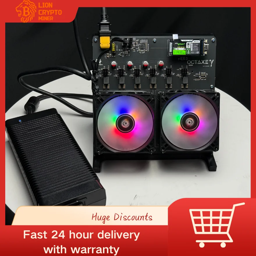 High-Demand New NerdOCTaxe 12TH/s Miner-Black Model Equipped with BM1370 Core Chip,Dedicated Tool for Bitcoin Mining Tasks
High-Demand New NerdOCTaxe 12TH/s Miner-Black Model Equipped with BM1370 Core Chip,Dedicated Tool for Bitcoin Mining Tasks