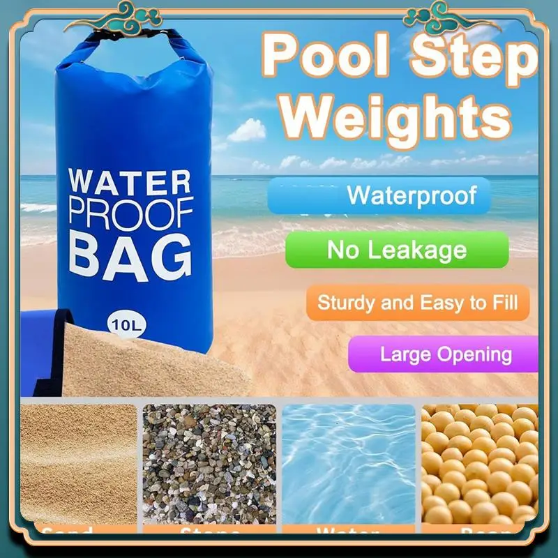 Latest Pool Step Weights, Pool Ladder Weights For Above Ground Pools, Waterproof Sand Bags For Pool Steps 10Lx2pcs
Latest Pool Step Weights, Pool Ladder Weights For Above Ground Pools, Waterproof Sand Bags For Pool Steps 10Lx2pcs