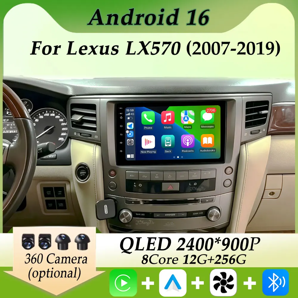For Lexus LX570 2007 - 2019 Car Radio Multimedia Player Carplay Android GPS Navigation Split Screen WIFI HD Screen BT DSP Stereo
For Lexus LX570 2007 - 2019 Car Radio Multimedia Player Carplay Android GPS Navigation Split Screen WIFI HD Screen BT DSP Stereo