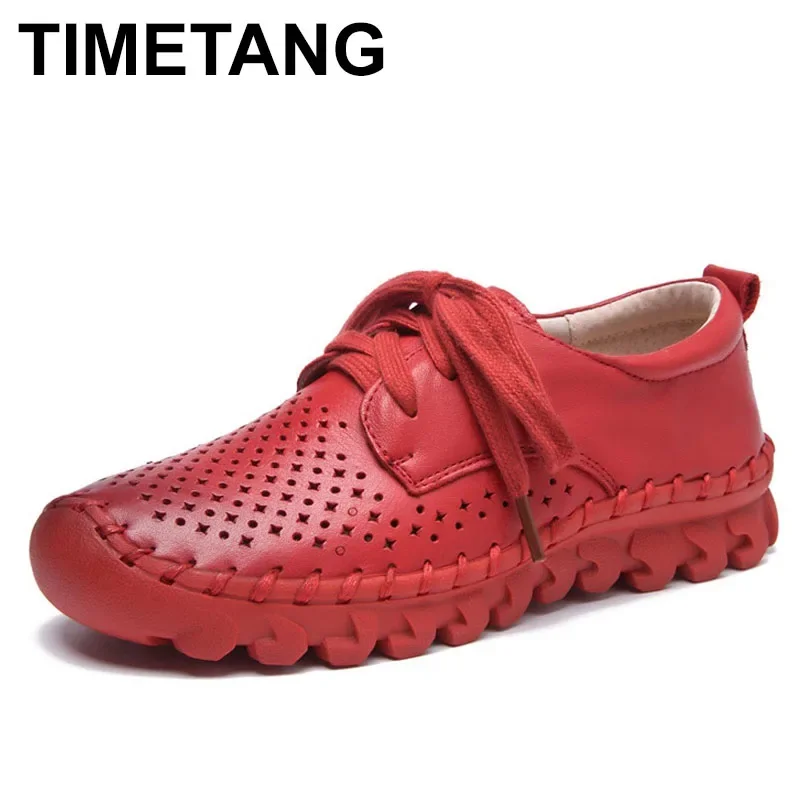 TIMETANG/Новый дизайн, летние дышащие женские туфли на плоской подошве, удобные туфли на плоской подошве из натуральной кожи со шнуровкой, женская повседневная обувь ручной работы
TIMETANG/Новый дизайн, летние дышащие женские туфли на плоской подошве, удобные туфли на плоской подошве из натуральной кожи со шнуровкой, женская повседневная обувь ручной работы