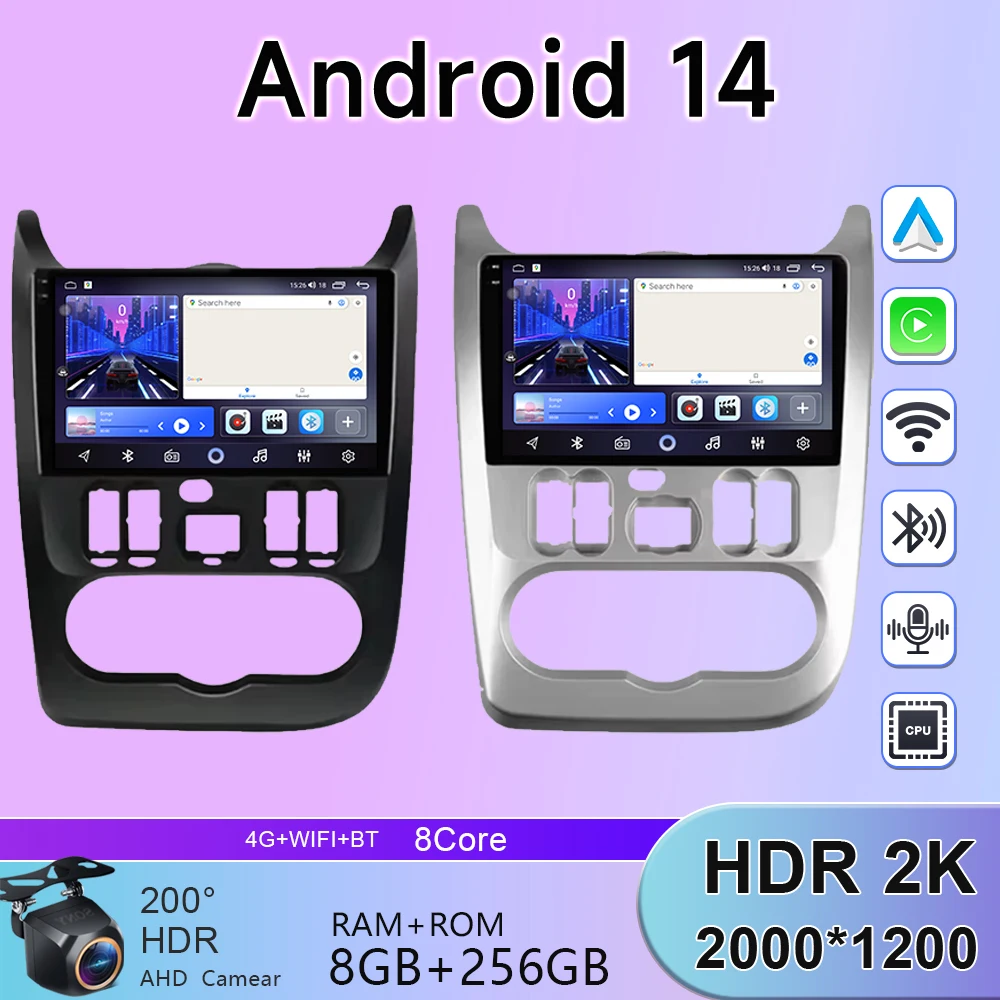 Android 14 For Renault Logan 1 Sandero 2009 2010 2011 2012 - 2015 Largus Dacia Duster Car Radio Multimedia Player Carplay Stereo
Android 14 For Renault Logan 1 Sandero 2009 2010 2011 2012 - 2015 Largus Dacia Duster Car Radio Multimedia Player Carplay Stereo