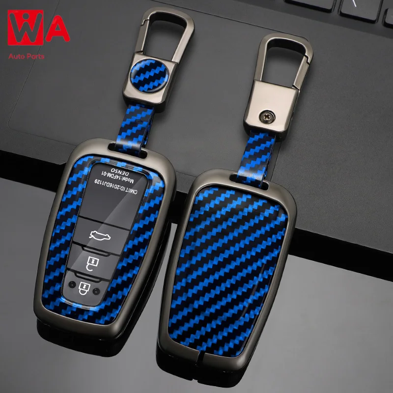 Carbon Fiber Zinc Alloy Car Key Cover Case Holder For Toyota CHR Prado 2017 2018 Prius Camry Corolla RAV4 2017 2018 2019 2020
Carbon Fiber Zinc Alloy Car Key Cover Case Holder For Toyota CHR Prado 2017 2018 Prius Camry Corolla RAV4 2017 2018 2019 2020