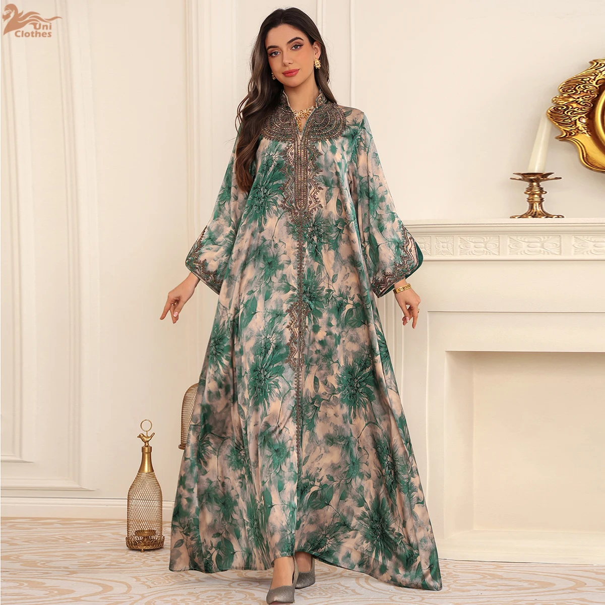 Ramadan Eid Embroidery Elegant Women Muslim Abayas Dresses Dubai Turkey Evening Party Long Gown Morocco Jalabiya Caftan Vestidos
Ramadan Eid Embroidery Elegant Women Muslim Abayas Dresses Dubai Turkey Evening Party Long Gown Morocco Jalabiya Caftan Vestidos