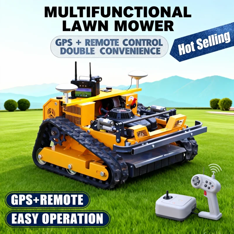 Гусеничная газонокосилка по индивидуальному заказу с бесщеточным двигателем — подметальная машина с дистанционным управлением, сертифицированная CE EPA
Гусеничная газонокосилка по индивидуальному заказу с бесщеточным двигателем — подметальная машина с дистанционным управлением, сертифицированная CE EPA