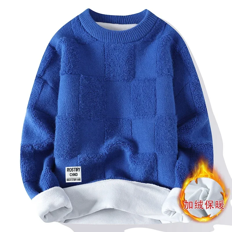 New Fashion Men Streetwear Knitted Pullovers Man O-neck Loose Casual Sweaters High Quality Male Fleece Warm Winter Clothing 4XL
New Fashion Men Streetwear Knitted Pullovers Man O-neck Loose Casual Sweaters High Quality Male Fleece Warm Winter Clothing 4XL