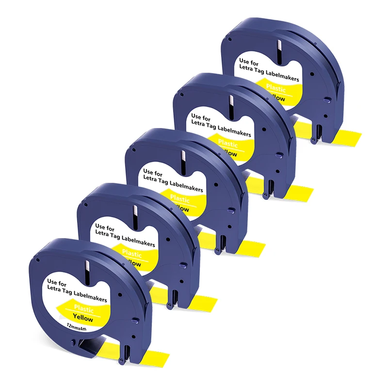 TITBIT 12mm Compatible LT Tape 91201 for DYMO LetraTag 200B LT-100H Labeler Adhesive label printer
TITBIT 12mm Compatible LT Tape 91201 for DYMO LetraTag 200B LT-100H Labeler Adhesive label printer