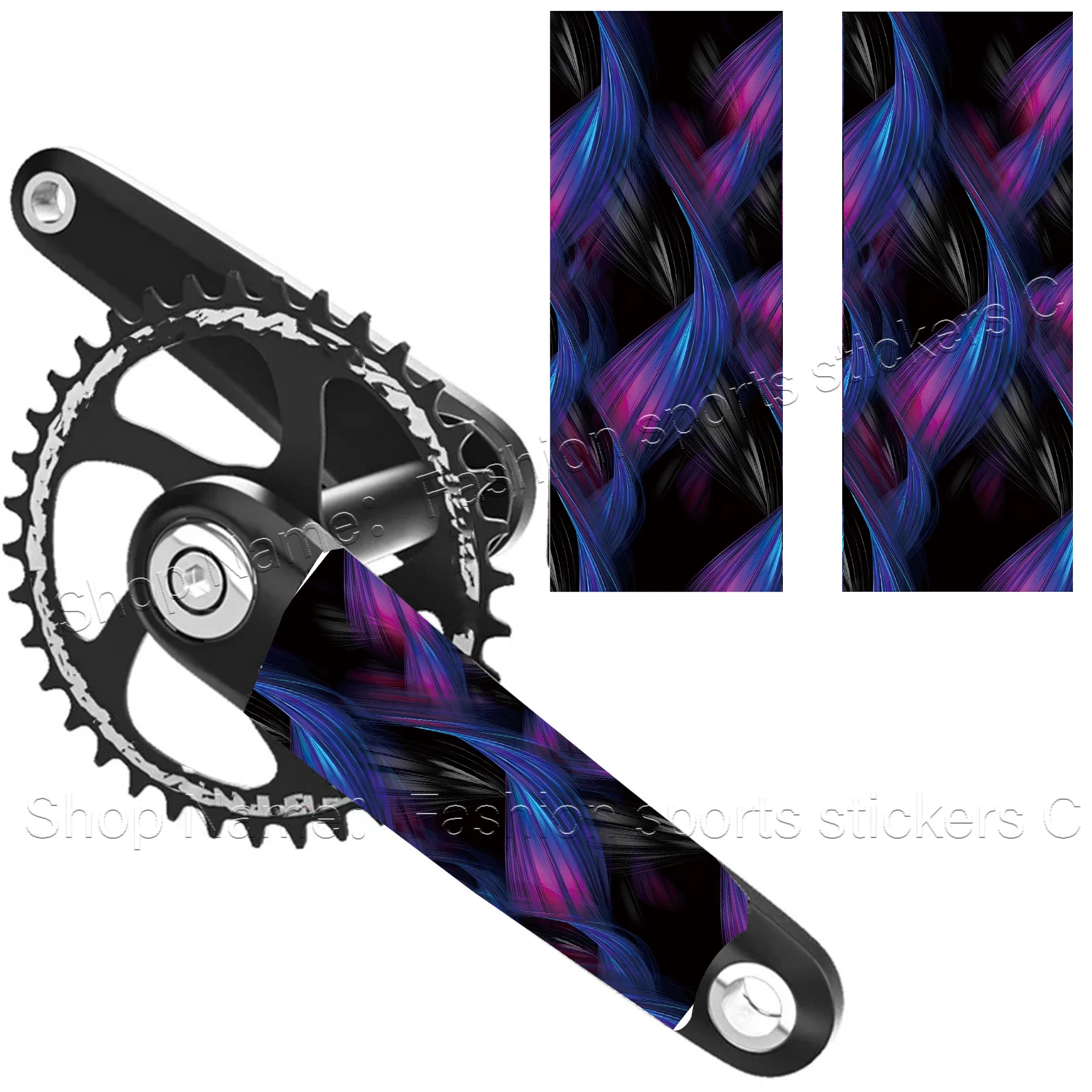 1Pair Purple Blue Wave Crank Arm Stickers Waterproof Scratchproof for Road Bike
1Pair Purple Blue Wave Crank Arm Stickers Waterproof Scratchproof for Road Bike
