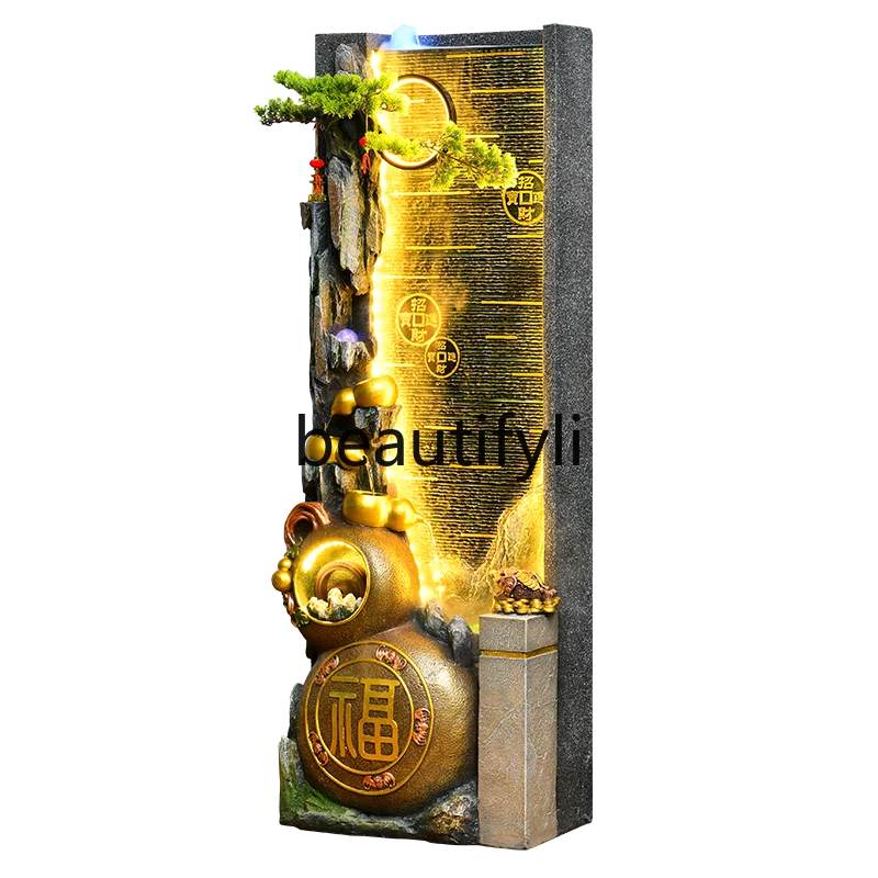 Floor-to-ceiling running water ornament circulating water office rockery water feature decoration housewarming new home
Floor-to-ceiling running water ornament circulating water office rockery water feature decoration housewarming new home