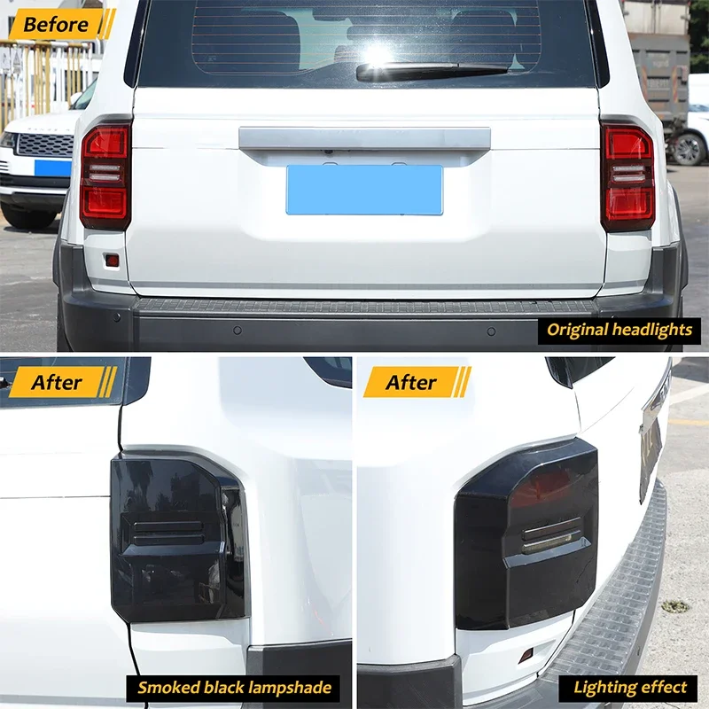 For Toyota Land Cruiser Prado 250 LC250 24-25 Car Accessories ABS Blackened Car Rear Taillight Turn Signal Lamp Decoration Cover
For Toyota Land Cruiser Prado 250 LC250 24-25 Car Accessories ABS Blackened Car Rear Taillight Turn Signal Lamp Decoration Cover