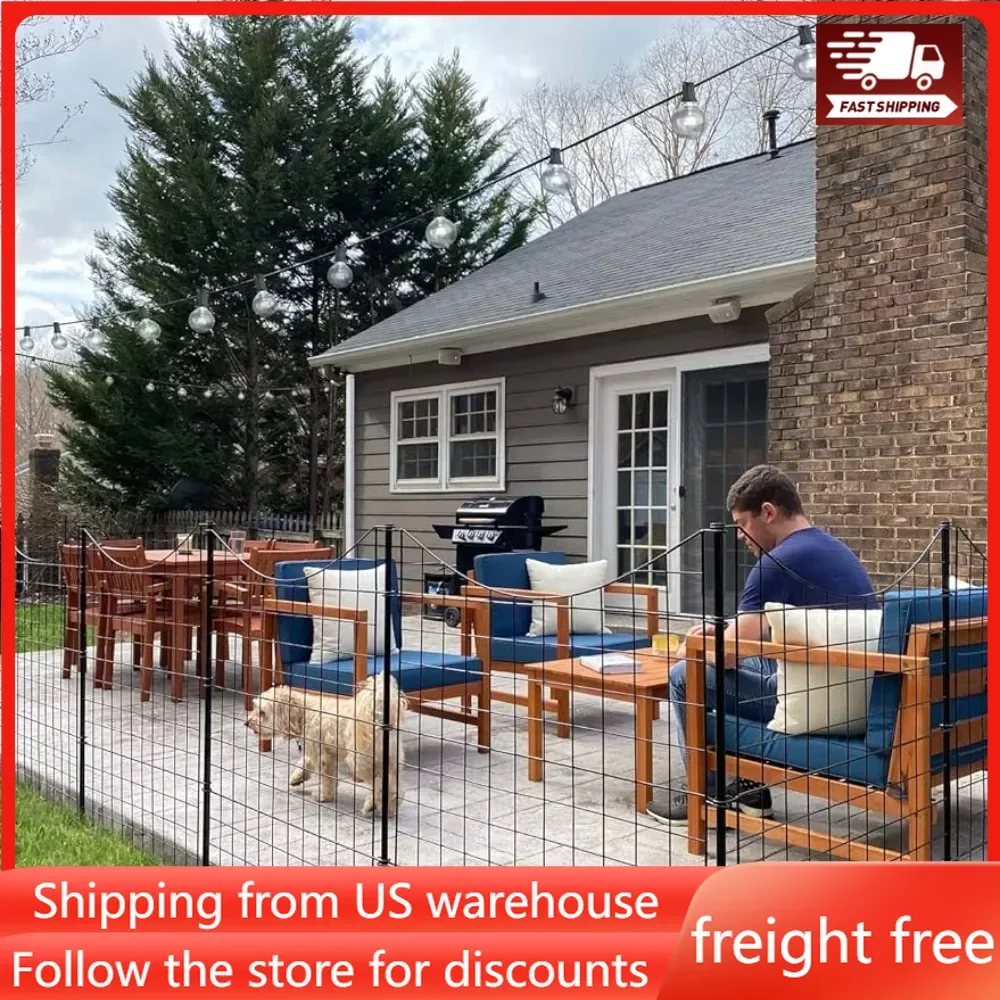 Outdoor Products WF29006 39in H No Dig Decorative Metal Garden Fence for Pet, Easy Install Dog Fence for Yard,Wire Garden Border
Outdoor Products WF29006 39in H No Dig Decorative Metal Garden Fence for Pet, Easy Install Dog Fence for Yard,Wire Garden Border