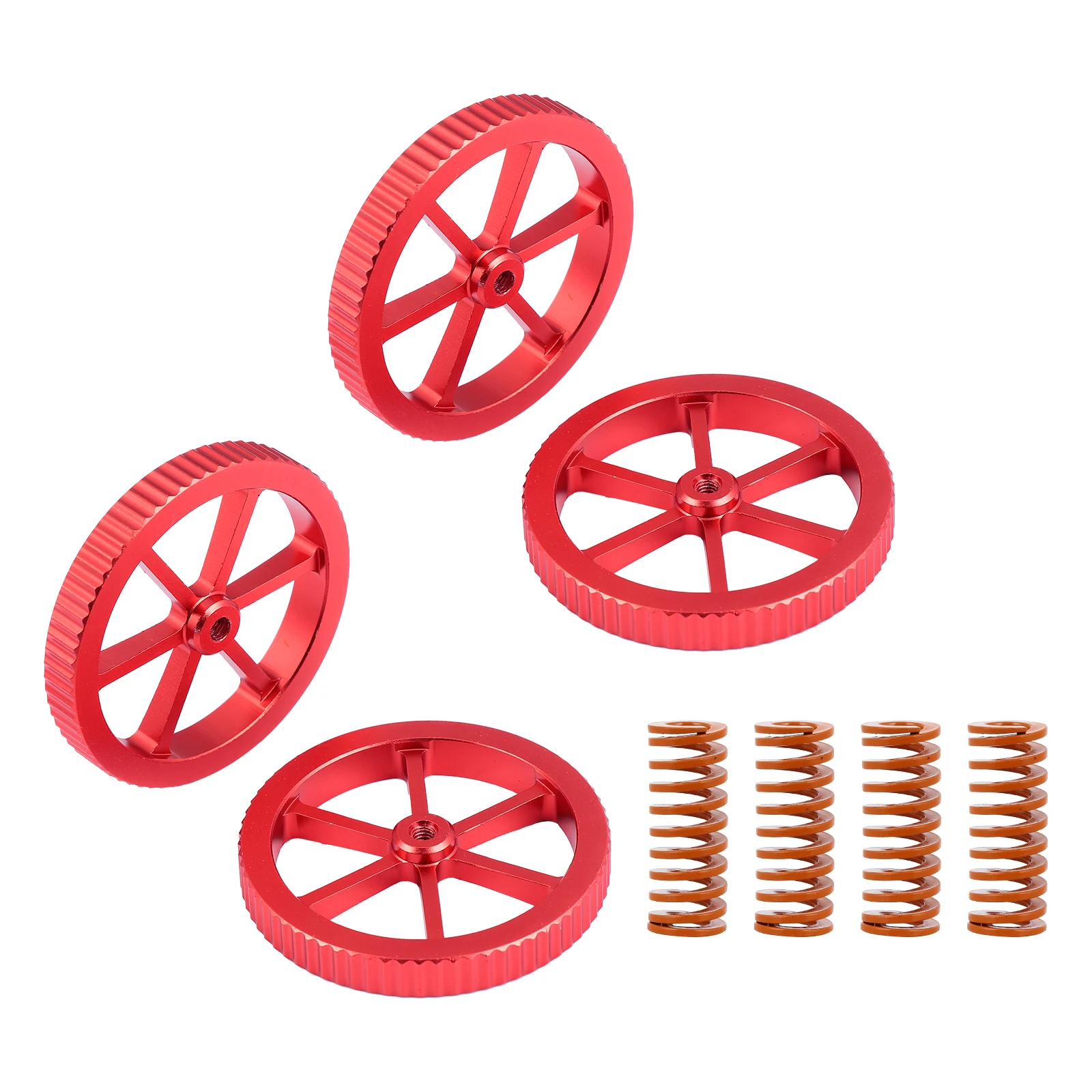 4 Pcs 3D Printing Accessories Aluminum H Leveling Nut Printer Parts Spring Compression Springs for Bed Easy Install Remove
4 Pcs 3D Printing Accessories Aluminum H Leveling Nut Printer Parts Spring Compression Springs for Bed Easy Install Remove