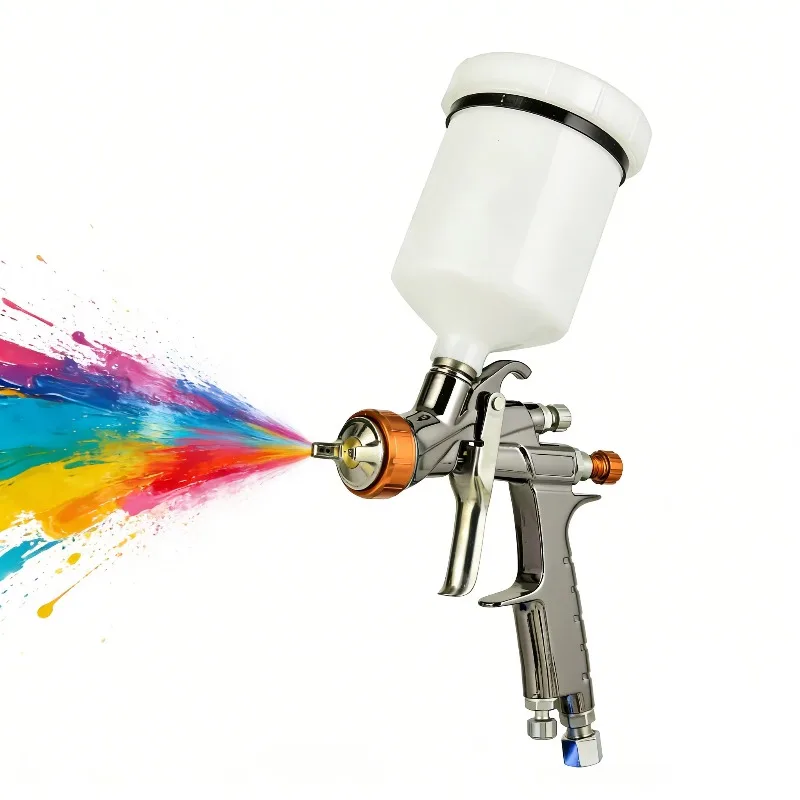 WS400 Aluminium Industrial Air HVLP Spray Paint Gun 1.3mm Nozzle 600cc Cup Gravity Feed OEM Customizable CE Certified 1
WS400 Aluminium Industrial Air HVLP Spray Paint Gun 1.3mm Nozzle 600cc Cup Gravity Feed OEM Customizable CE Certified 1