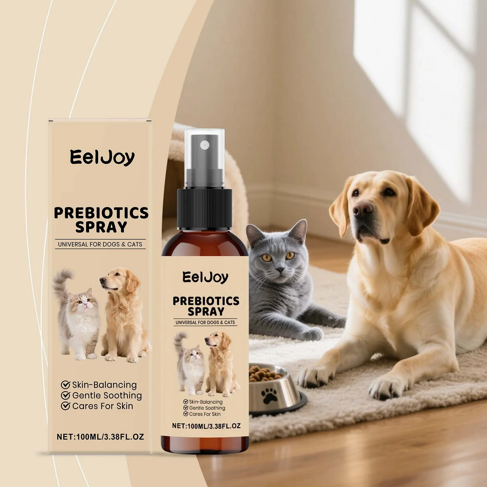 Pet Skin Care Spray Cleanse the Skin For Cats And Dogs 100ml Soothing Cleaning Formula
Pet Skin Care Spray Cleanse the Skin For Cats And Dogs 100ml Soothing Cleaning Formula