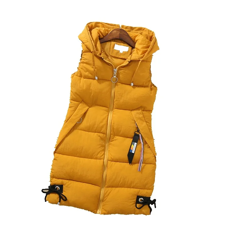 Women Down Jacket Waistcoat Solid Color Drawstring Hooded Sleeveless Zipper-Up Vests Fall Winter Casual Warm Outerwear
Women Down Jacket Waistcoat Solid Color Drawstring Hooded Sleeveless Zipper-Up Vests Fall Winter Casual Warm Outerwear